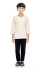 Nasser Kurta Kids in Honey Beige
