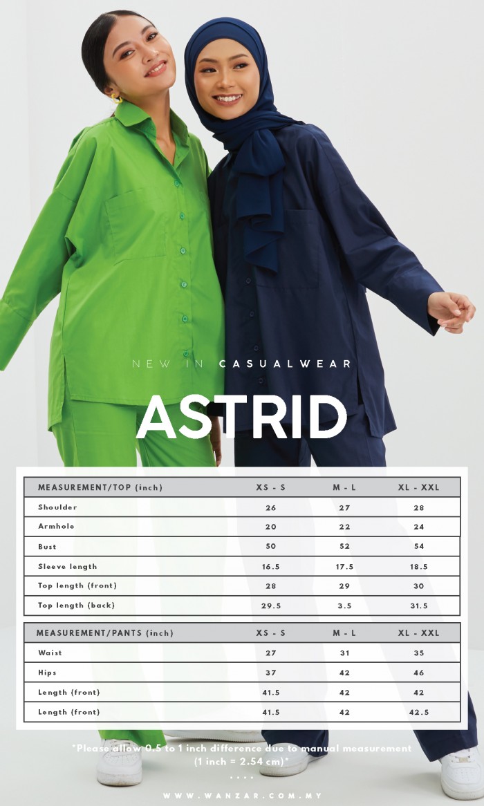 Astrid Set in Lime Green