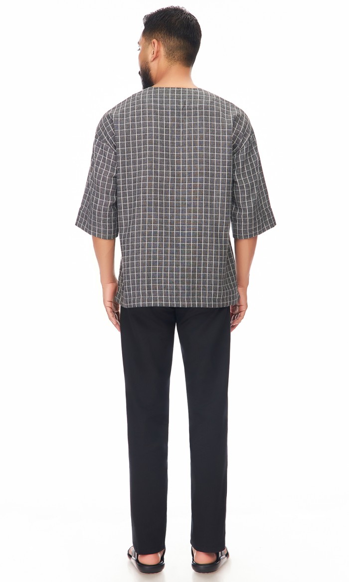 Nuh Kurta in Dim Gray