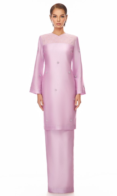 Paulina Kurung in Thistle Purple
