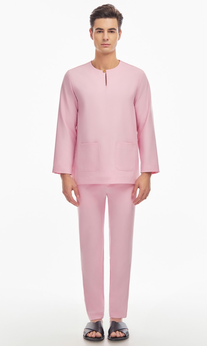 Zayyan Teluk Belanga in Pastel Pink