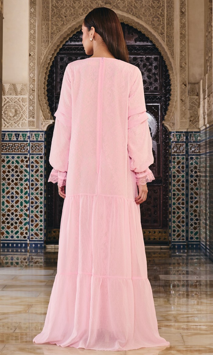 Ruuby Dress in Baby Pink