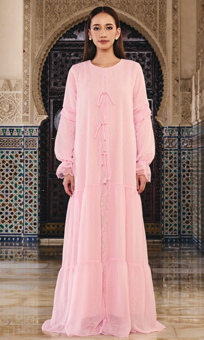 Ruuby Dress in Baby Pink