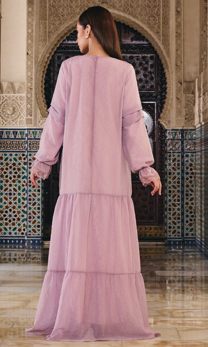 Ruuby Dress in Deep Violet