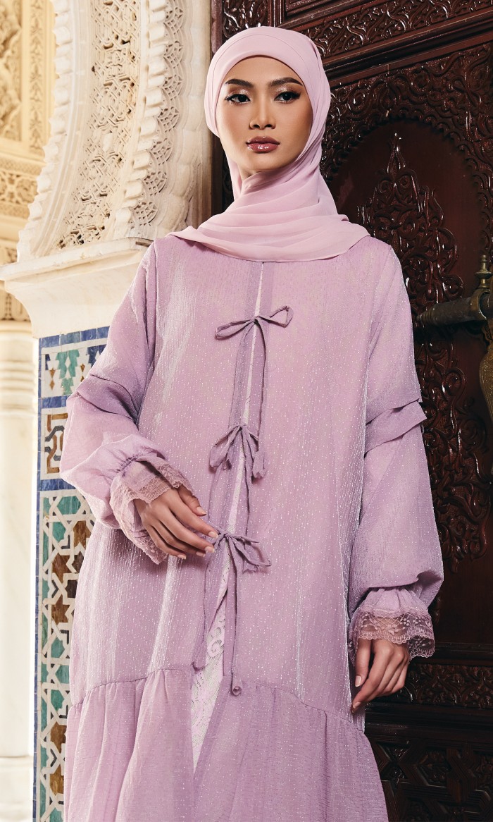 Ruuby Dress in Deep Violet