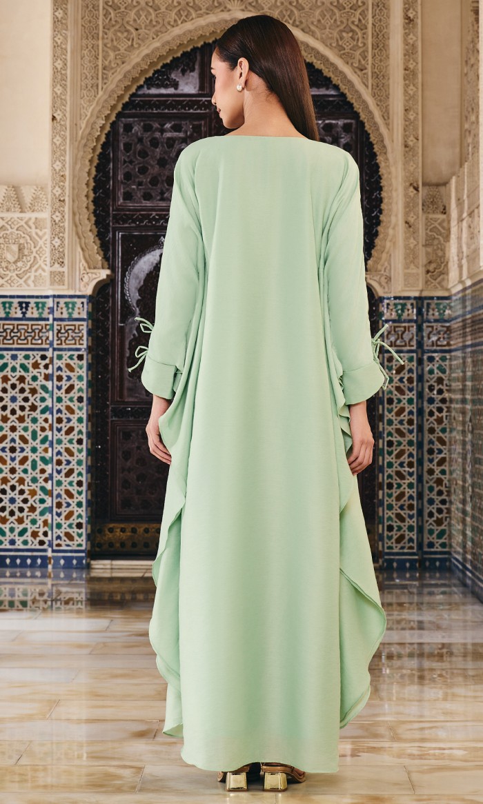 Starlynn Kaftan in Pistachio Green