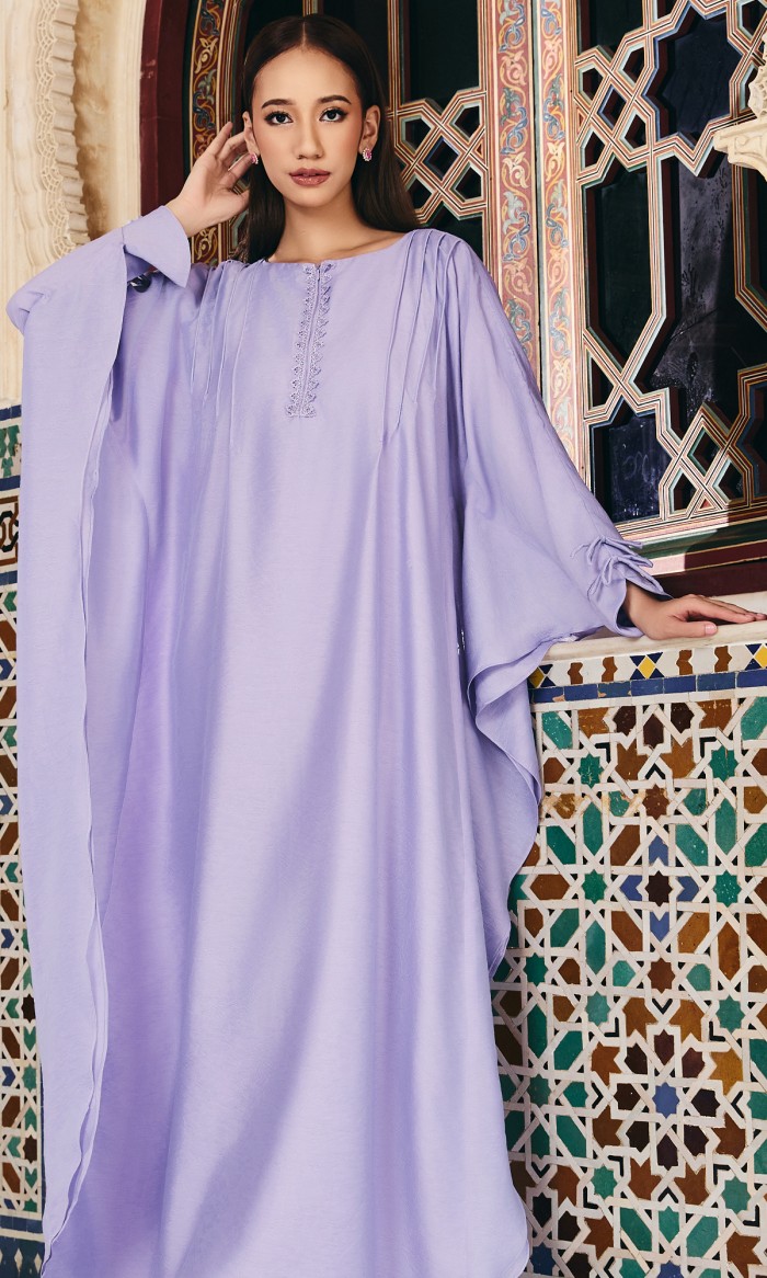 Starlynn Kaftan in Periwinkle Lilac
