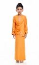 Salome Kurung Kids in Orange Brick