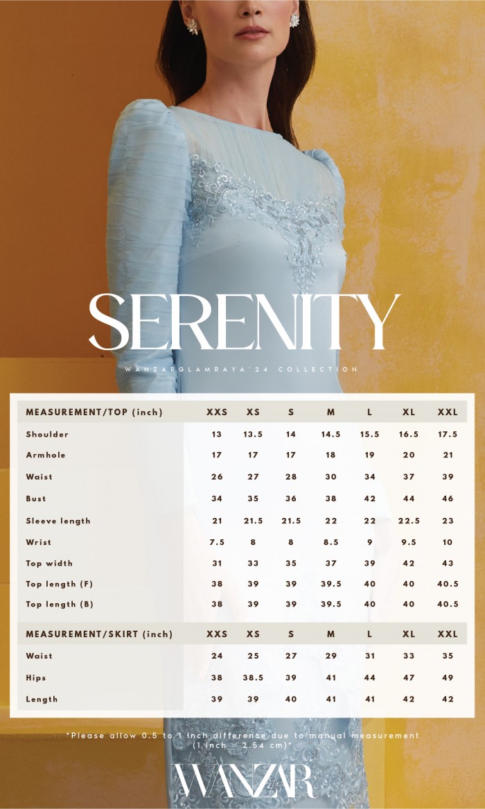 Serenity Kurung in Ivory Castle