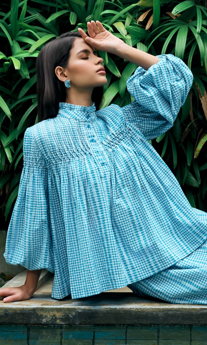 Tamara Set in Uranian Blue