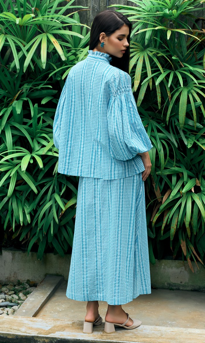 Tamara Set in Uranian Blue