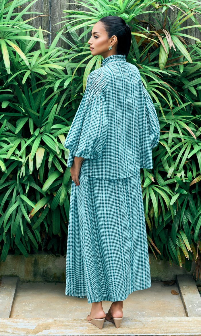 Tamara Set in Leaf Green