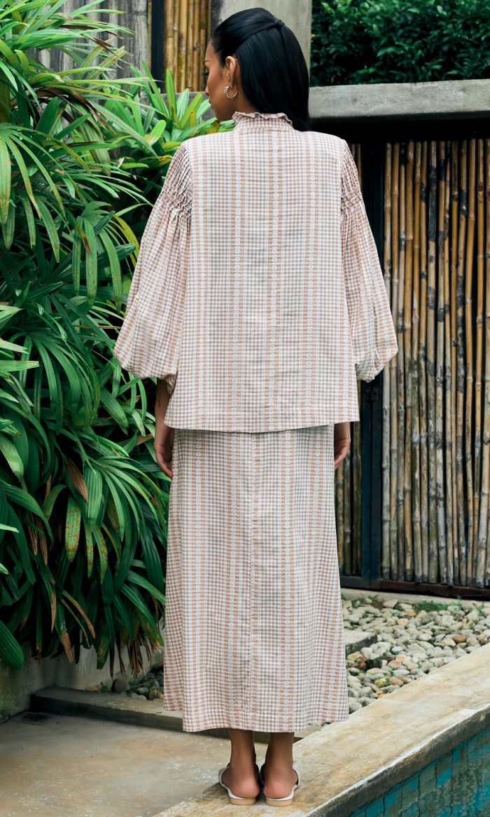 Tamara Set in Oat Brown