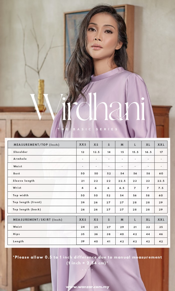 Wirdhani Kurung in Thistle Purple