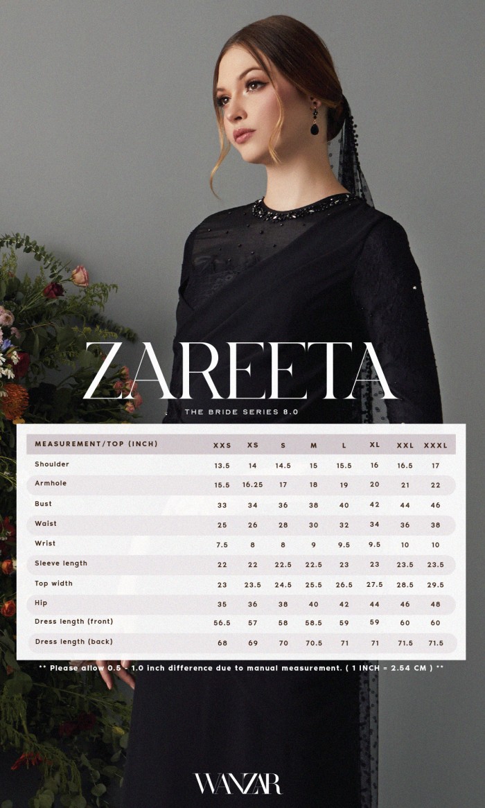 Zareeta Brides in Black