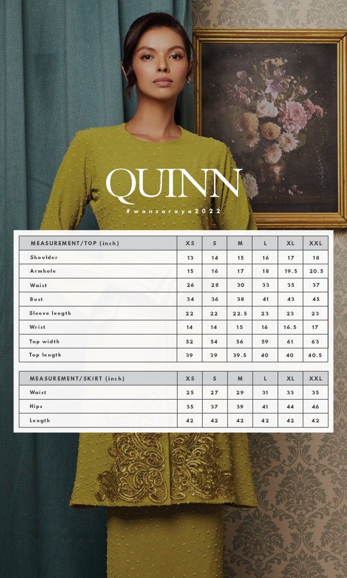 Quinn Kurung in Pumpkin Orange