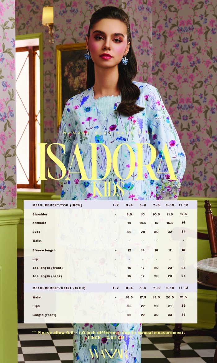 Isadora Kurung Kids in Champagne