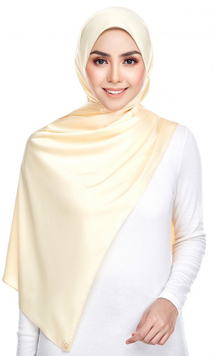 Grecia Shawl ( Soft Satin ) in Yellow