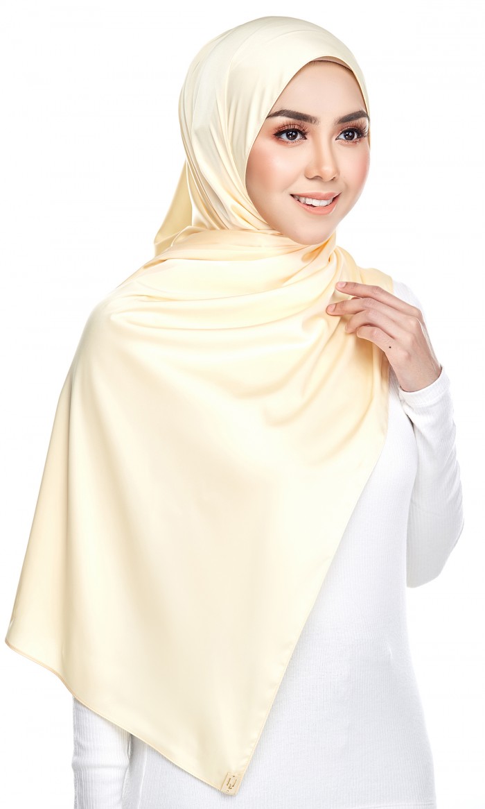 Grecia Shawl ( Soft Satin ) in Yellow