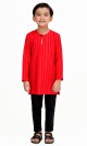 Zeki Kurta Kids in Red Chili