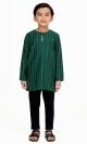 Zeki Kurta Kids in Emerald Green