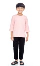 Ziyad Kurta Kids in Lemonade Pink