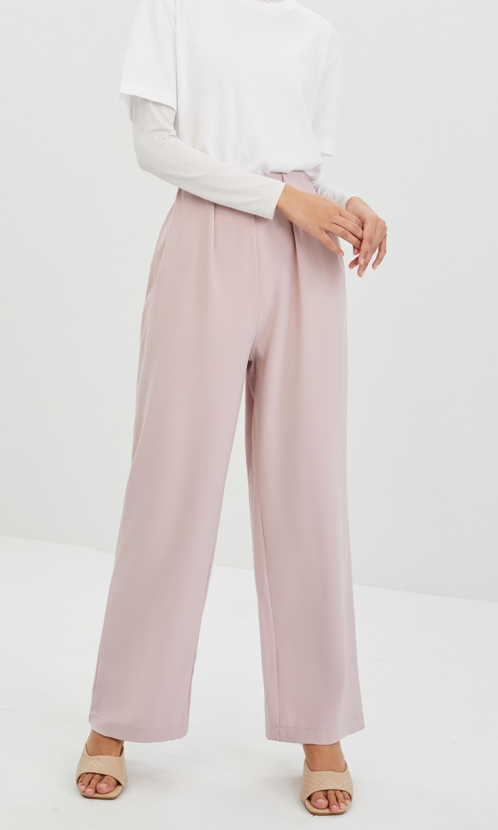 Kate Palazzo in Light Mauve