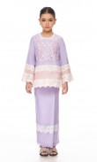Ameelya Kurung Kids in Light Purple
