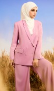 Armani Suit in Cyclamen Pink