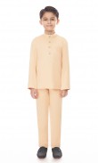 Aaryan Baju Melayu Kids in Peach