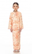 Darlynn Kurung Kids in Peachy Orange