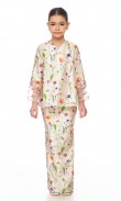 Isadora Kurung Kids in Champagne