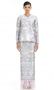 Juwiita Kurung in Mauve Shadow