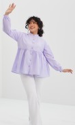 Mabel Top Blouse in Periwinkle Purple