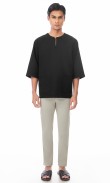 Nadhim Kurta in Black