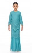 Othelia Kurung Kids in Blue Atoll