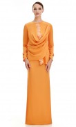 Salome Kurung in Orange Brick