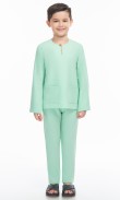 Zayyan Teluk Belanga Kids in Mint Green