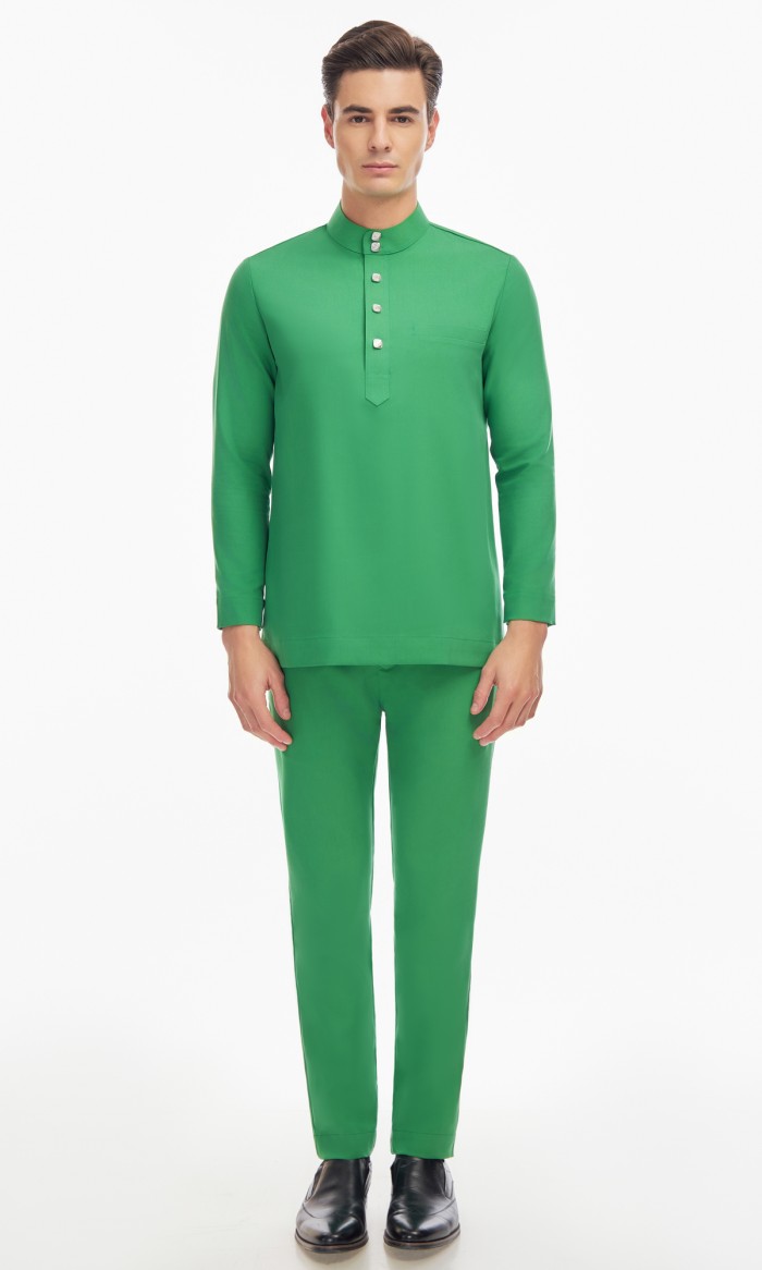 Harraz Baju Melayu in Sea Green